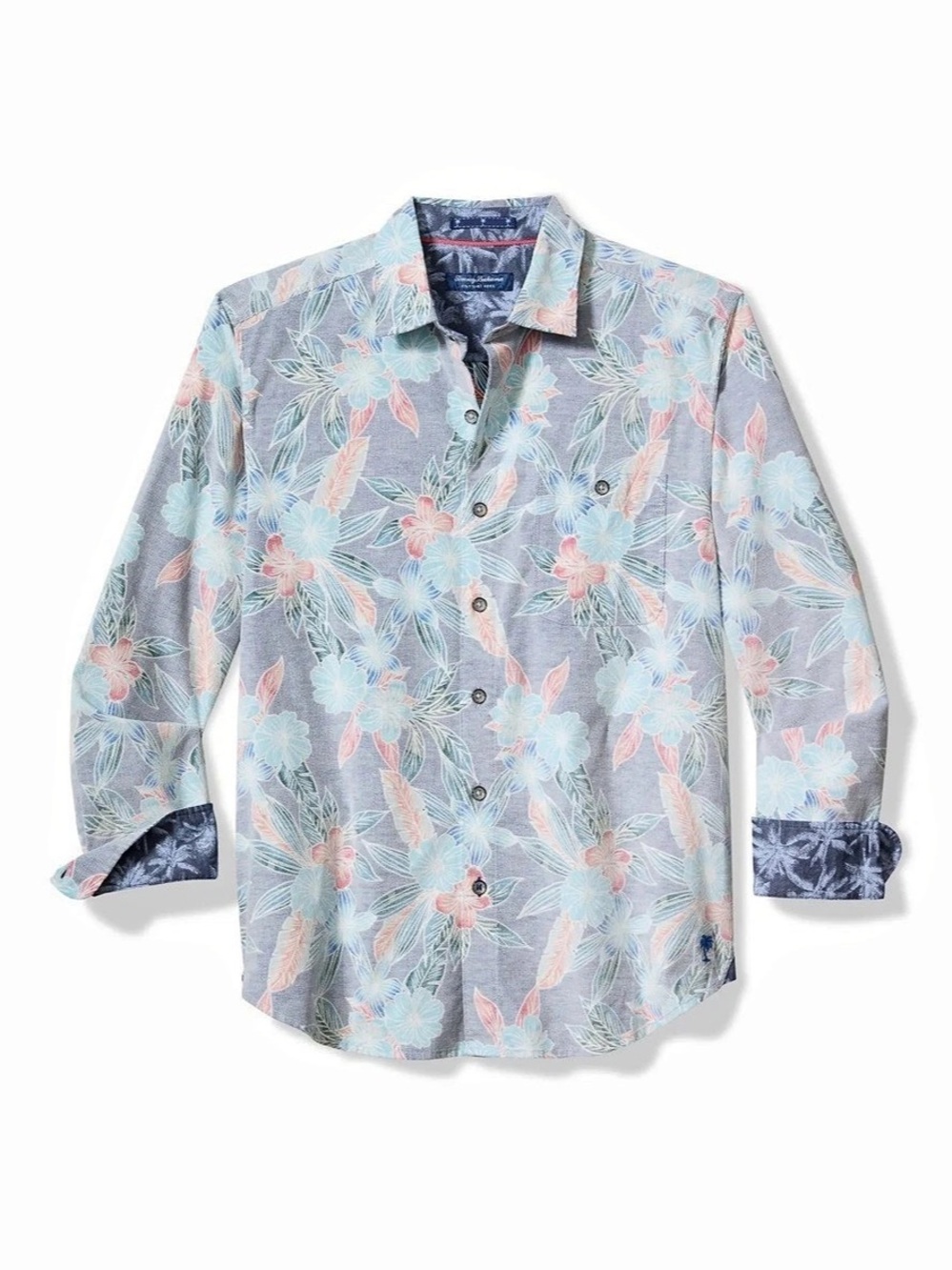 Tommy Bahama Coastline Cord Stretch Shoreline Vines Button-Up Shirt